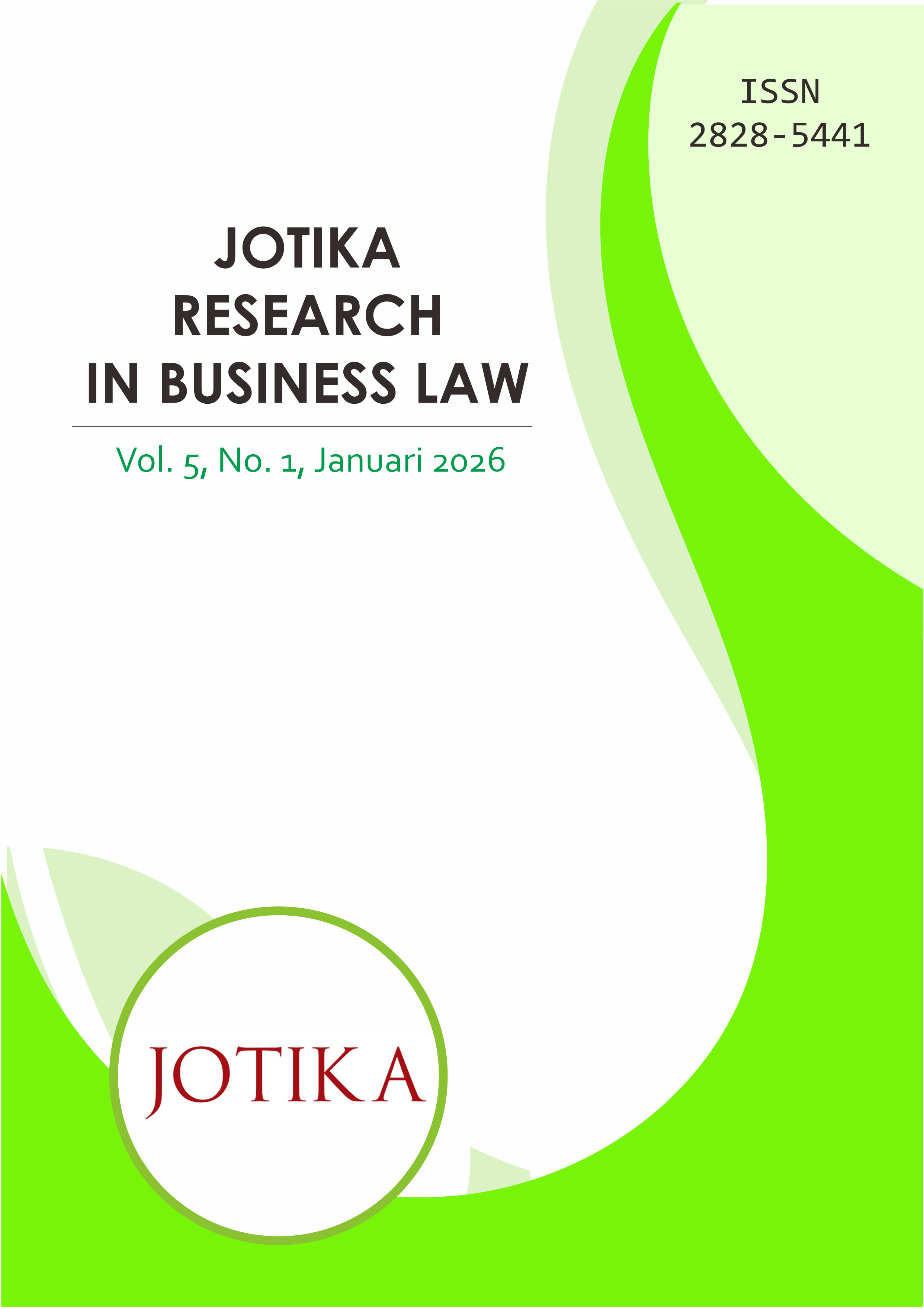 					View Vol. 5 No. 1 (2026): Januari
				